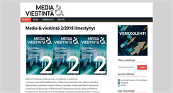 Desktop Screenshot of mediaviestinta.fi