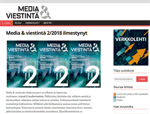 Tablet Screenshot of mediaviestinta.fi